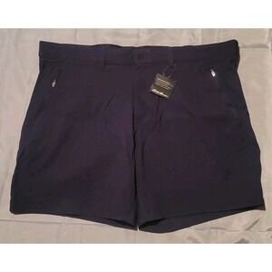 NWT Eddie Bauer‎ Men's 42 Horizon Guide Wander Shorts Blue Khaki New Chino